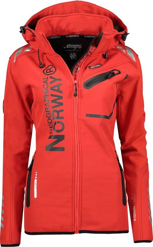 Geographical Norway Damen Softshelljacke Reine Assor B Lady - Red / Black - XL