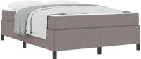 vidaXL Boxspringbed Taupe 140 x 200 cm Stof