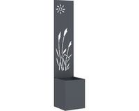 vidaXL Privacy Screen Fretwork Anthracite 32 x 32 x 150 cm