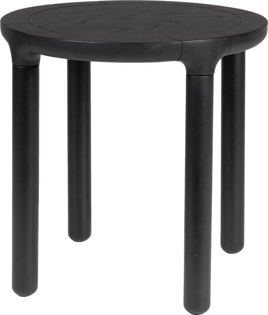 Zuiver Storm Bijzettafel Rond - 45 cm - Zwart