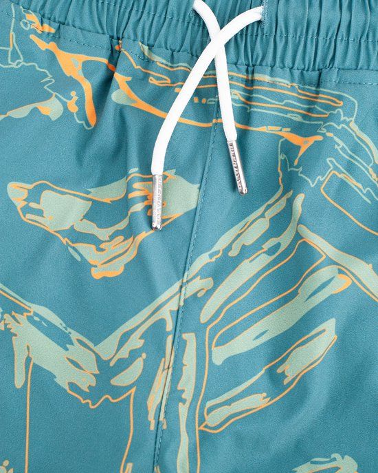 Black Bananas KIDS HUGE SKETCH SWIMSHORT Green
