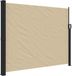 vidaXL Windscherm uittrekbaar 160x600 cm beige