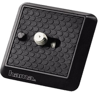 Hama Camera Platform "Click II" Photo/Video Tripod - Black - 1/4" Mount