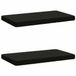 vidaXL - 2-delige - Coussin de banquette - VUGHT - 2 - pièces - 100% - Polyester - Noir