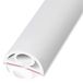 Pont de câble en PVC, 2 cm de large, auto-adhésif, blanc, 3,3 pi