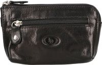 Leather Design Leren Sleuteletui Keypouch Zwart