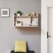 en.casa Table pliante Rautalampi bureau mural pour montage mural beige