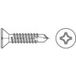 TOOLCRAFT 141517 Vis autoperceuse 5.5 mm 32 mm Phillips Acier zingué galvaniquement 250 pièce(s)