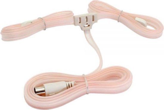S-Impuls FM Dipool Antenne - Coax Connector Vrouwelijk - 1,8 meter