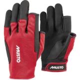 Musto Essential zeilhandschoenen gesloten vinger rood, maat XXL
