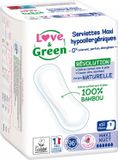 Love & Green Hypoallergene Maxi Nachthanddoeken 12 Handdoeken