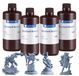 Résine d'imprimante 3D Standard Resin Plus 1000g gris emballage de 4 pièces