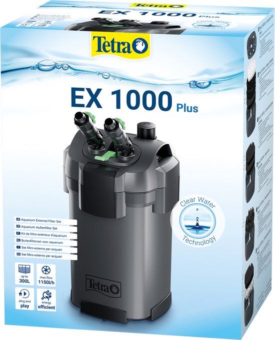 Tetra Ex Buitenfilter 1000 Plus - Aquariumfilter - 100 - 300 L