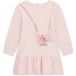 Guess Robe à manches longues avec volant pour fille en interlock