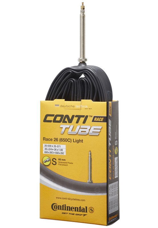 Continental Race 26 Light Inner Tube 28 inches black