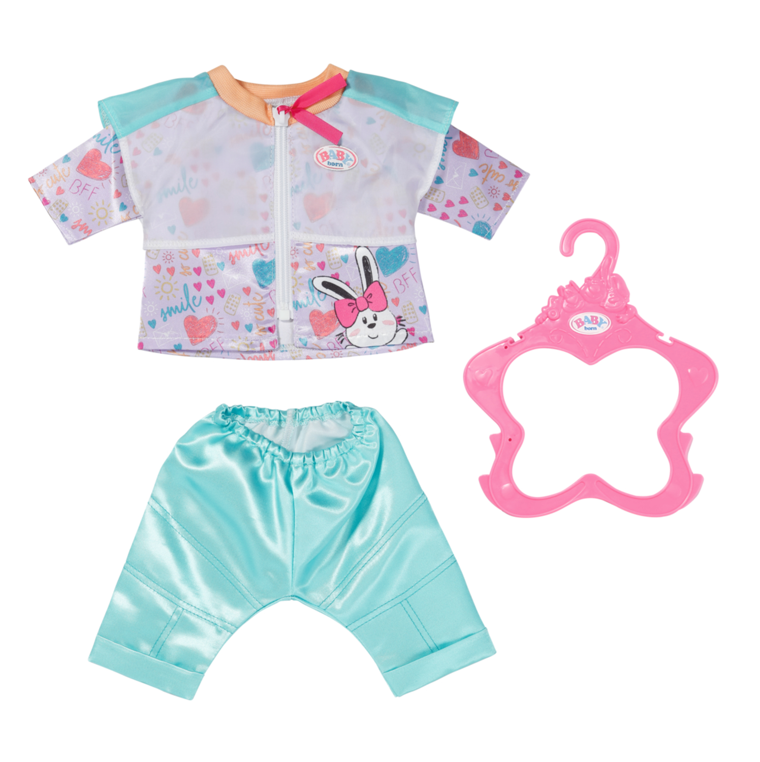 Zapf Creation BABY born Casual Outfit Aqua 43 cm