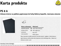 Klingspor PS 8 A Waterproof Schuurpapier - Korrel 1000 - 230 x 280 mm - 50 Stuks