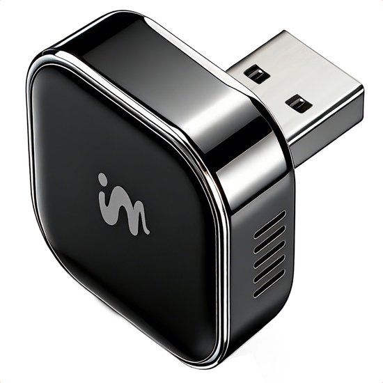 imoshion Premium Mini 2-in-1 Auto Dongle - Geschikt voor Apple CarPlay en Android Auto - USB-C / USB-A