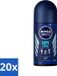 Nivea Men Deodorant Roller Dry Fresh 50 ml - Voordeelverpakking - 20 stuks