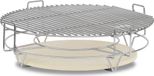 BBQ-Toro système de cuisson pour Kamado, diamètre 52 cm, fumoir en acier inoxydable à 3 niveaux, accessoires pour Kamado