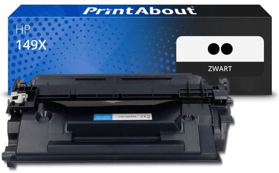 PrintAbout Toner 149X (W1490+1490X) Zwart Multipack Hoge capaciteit geschikt voor HP