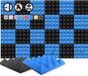 Merkloos Akoestische Panelen - Geluidsisolatie - Schuimrubberplaten - Polyurethaanschuim - Wand - 50 mm dik