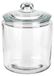 Récipient en verre - Pot de conservation avec couvercle et joint - 4 litres - Adapté aux aliments - Verre transparent