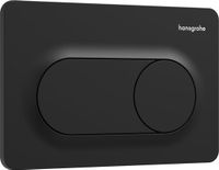 Hansgrohe iFrame Original S drukplaat voor dual flush mat zwart