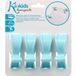 Kiokids Lot de 4 pinces en mousseline bleues