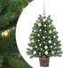 vidaXL Sapin de Noël artificiel avec 150 LED, standard, Vert, 95 cm, PE et PVC