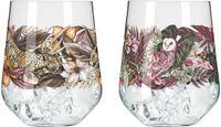 Ritzenhoff Waterglazen Set - Exotisch Jungle Design - 2 Stuks - Kristalglas - 710 ml