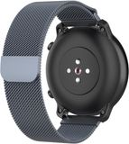 Strap-it Milanees bandje 20mm - Grijs - Geschikt voor 20mm smartwatches