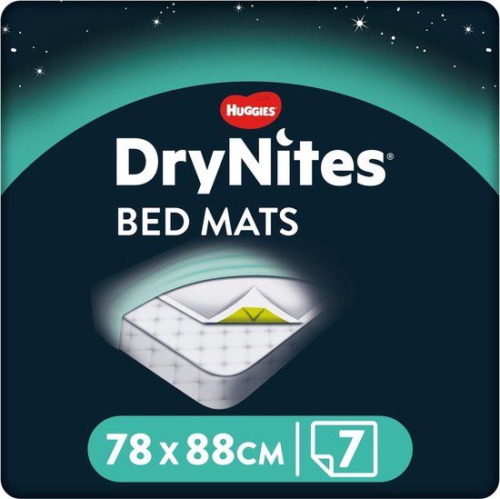 Huggies DryNites Matrasbeschermers - 7 stuks - Wit - Wegwerp