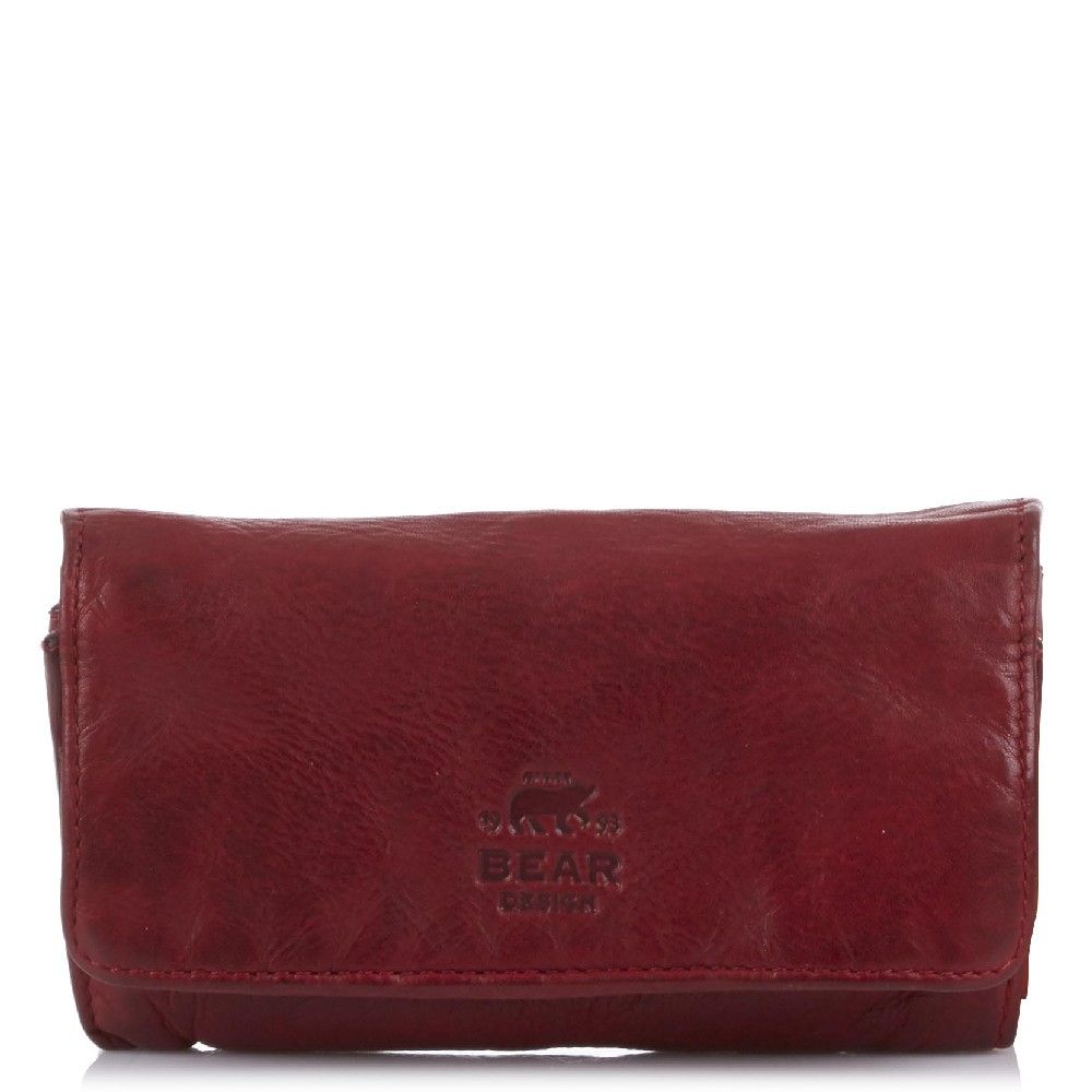 Bear Design Damesportemonnee Overslag CL9918 rood