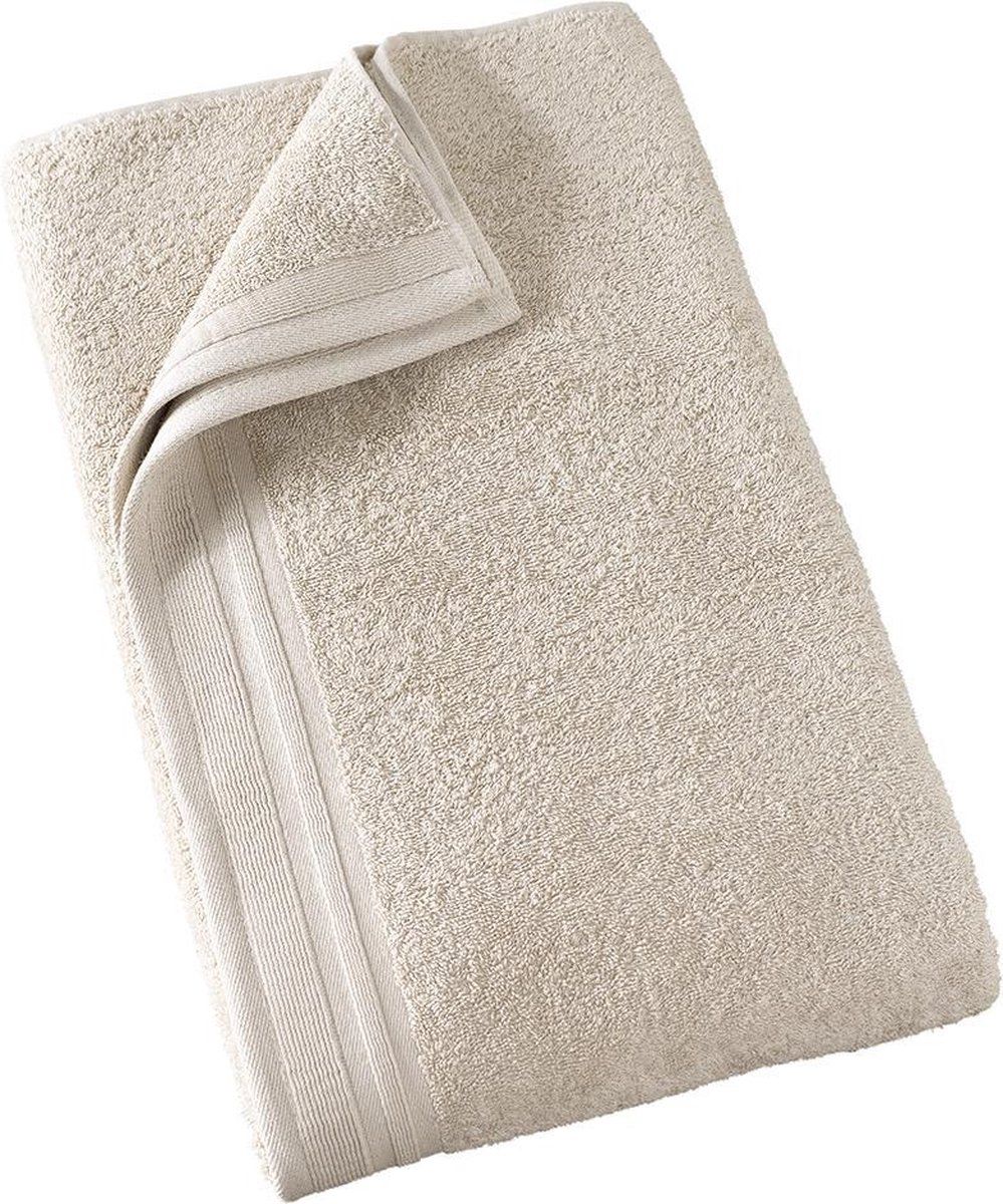 De Witte Lietaer Imagine Badlaken - 90x150 cm - Beige - Katoen