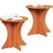 Table Basse 2 Pcs Table De Salon Table De Café Brun Cire Bois Massif En Pin