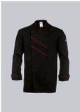 BP Koksjas 1538-400 Mannen Schwarz/Rot Polyester