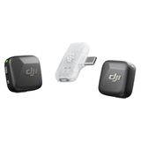 DJI Mic Mini (2 TX + 1 Mobile RX), draadloze lavalier-microfoon voor iPhone 17/16/15 en Android/pc/tablet, plug-and-play, 300 m bereik, ultralicht, actieve ruisonderdrukking, YouTube, vlog, streaming