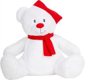 Mumbles Knuffel Taille Unique Blanc / Rouge