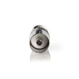 Nedis Satelliet- en Antenne-Adapter | F-Female - IEC (Coax) Female | Zilver
