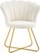 HOMCOM Accentstoel Polyester 69x64x80cm Crème