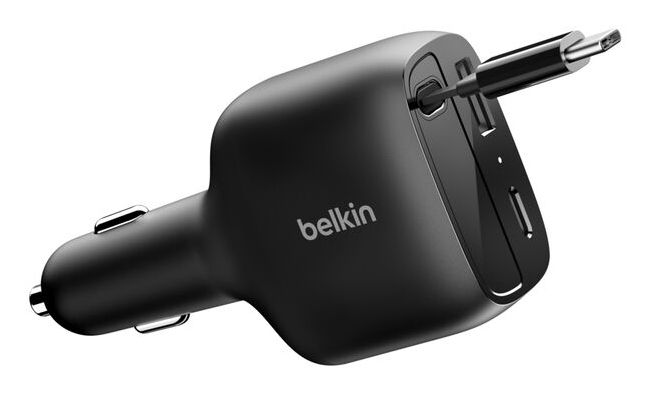 Belkin BoostCharge 75W Car Charger - Black