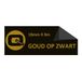 Sneltoner Brother TZe-344 - 8m goud op zwart / gelamineerd tape / 18mm (huismerk)