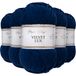 Utopia Crafts Velvet Lux Chenille superzacht, grof garen voor breien en haken, 5 x 100 g (nachtblauw)