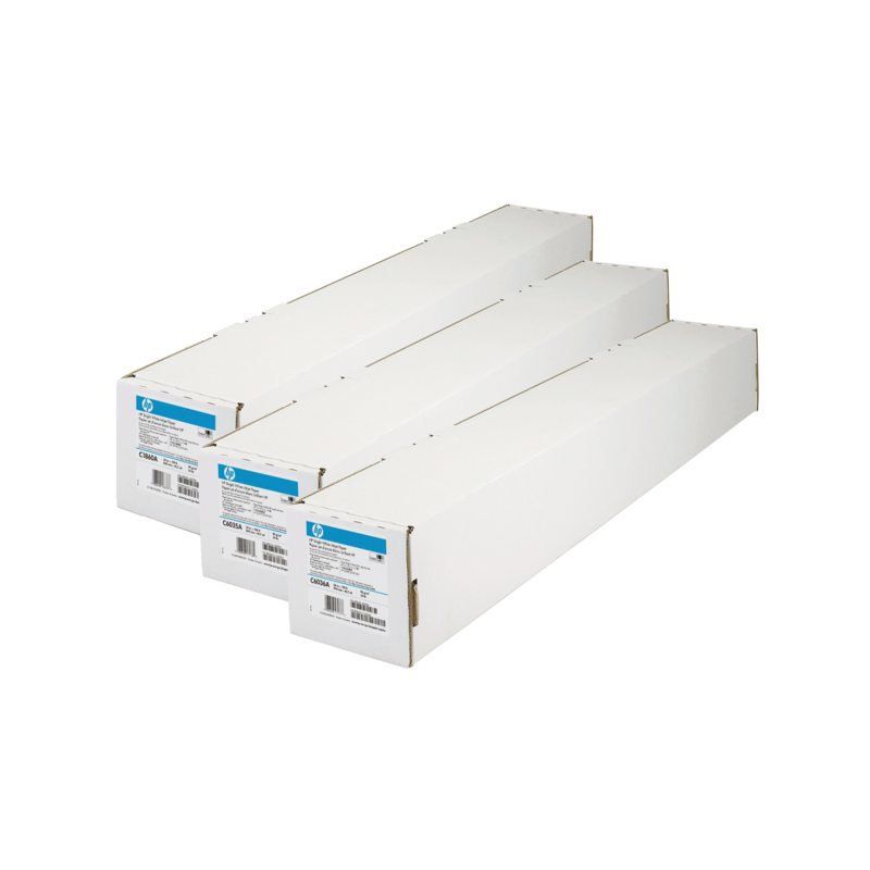 HP Inkjetpapier q1412a 610mmx30.5m 120gr universal coated