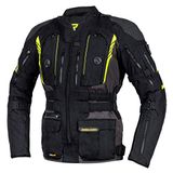 REBELHORN Patrol-motorjack, duurzame materialen, Cordura Hitena superstof, CE-niveau 2, schouder-, elleboogbeschermers, Sympatex-membraan, ventilatie-inzetstukken, reflecterende elementen, zakken