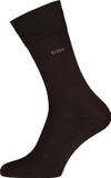Hugo Boss BOSS George uni (1-pack) - herensokken katoen - donkerbruin