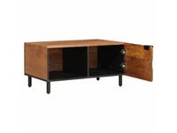Maison Exclusive - Table basse, marron, 80 x 50 x 40 cm, manguier massif