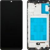 MP Display met Touchscreen compatibel met Samsung Galaxy A31 A315, met Frame, Zwart