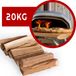 STOCERS Pizzahout voor kleine pizzaoven | 20 kg | voor Ooni Karu oven